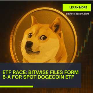 ETF Race: Bitwise files Form 8-A for Spot Dogecoin ETF