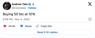 Andrew Tate’s Bitcoin Exposed: The Real 2026 Play for the next 100x crypto