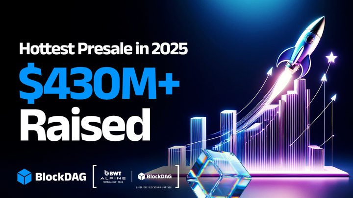 BlockDAG’s Record Presale Surpasses SUI & DOGE: $435M+ Raised, 4.3B Coins Left, & New Value Era Lead 2025 Crypto