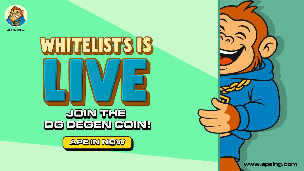 Floki and Dogecoin Rally While Apeing ($APEING) Whitelist Ignites Interest Among Top Meme Coins to Watch