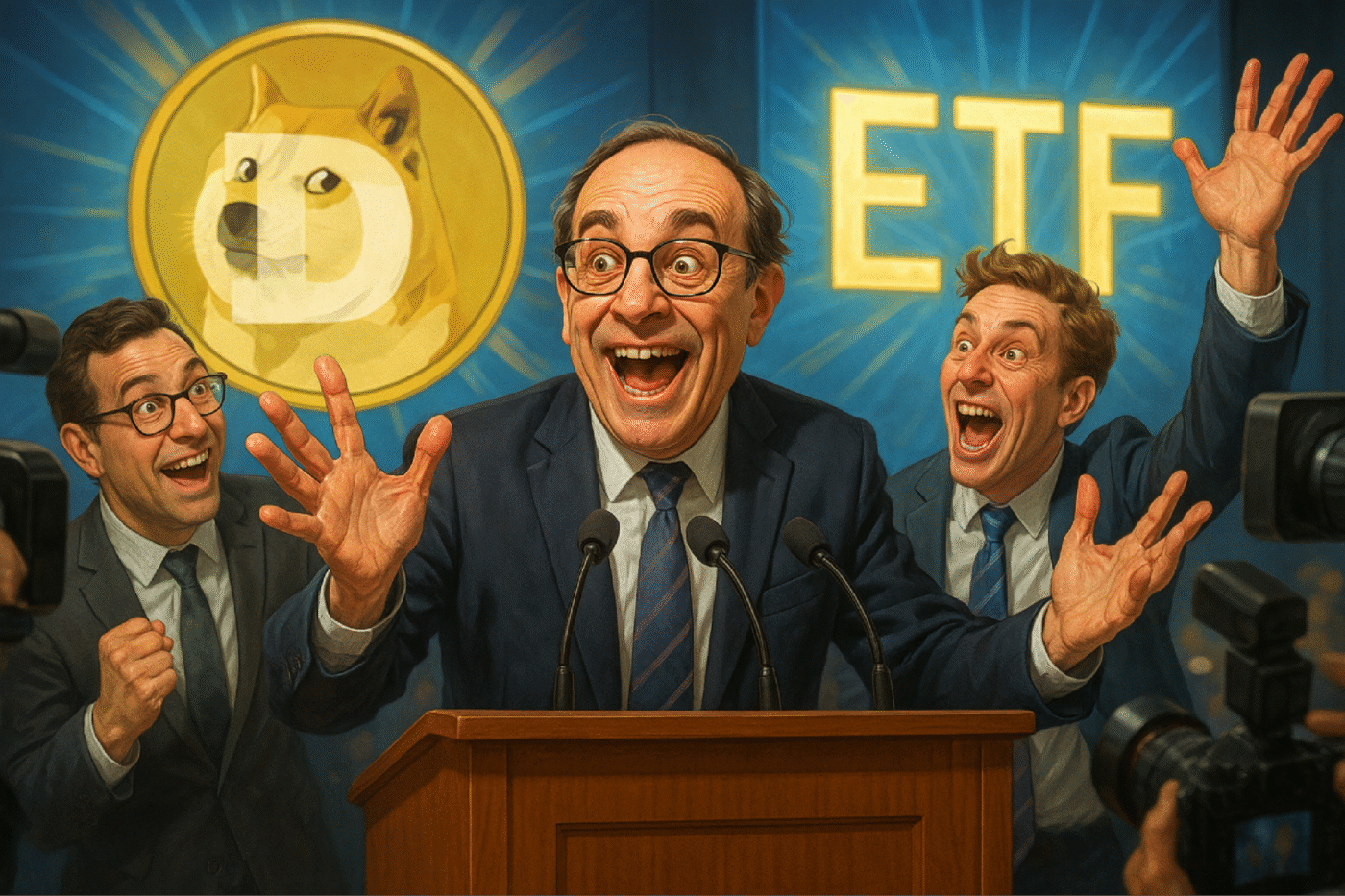 Dogecoin的$ 0.50梦想：ETF流入和模因硬币Frenzy