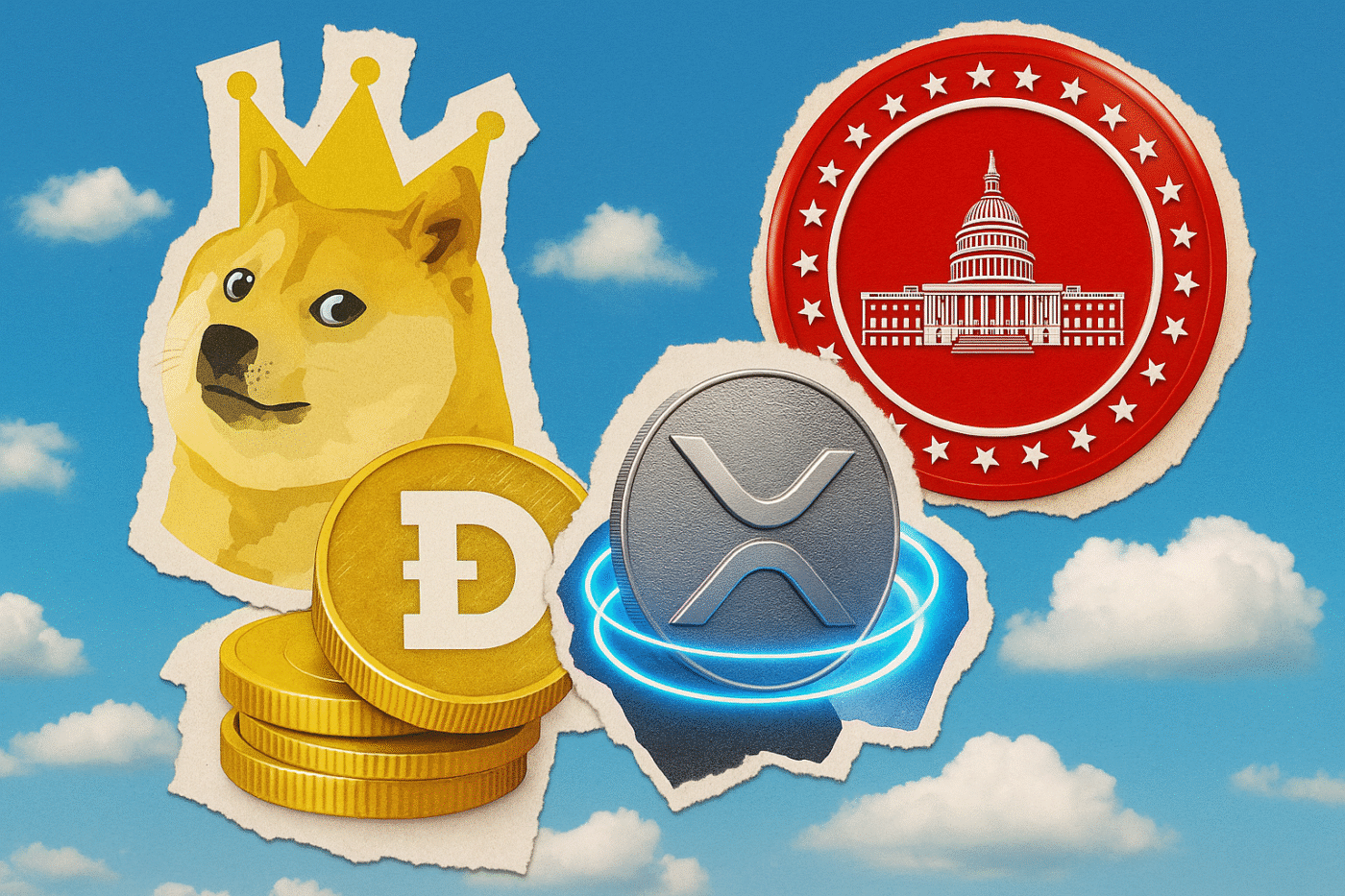 Dogecoin，XRP，价格预测：骑加密货币