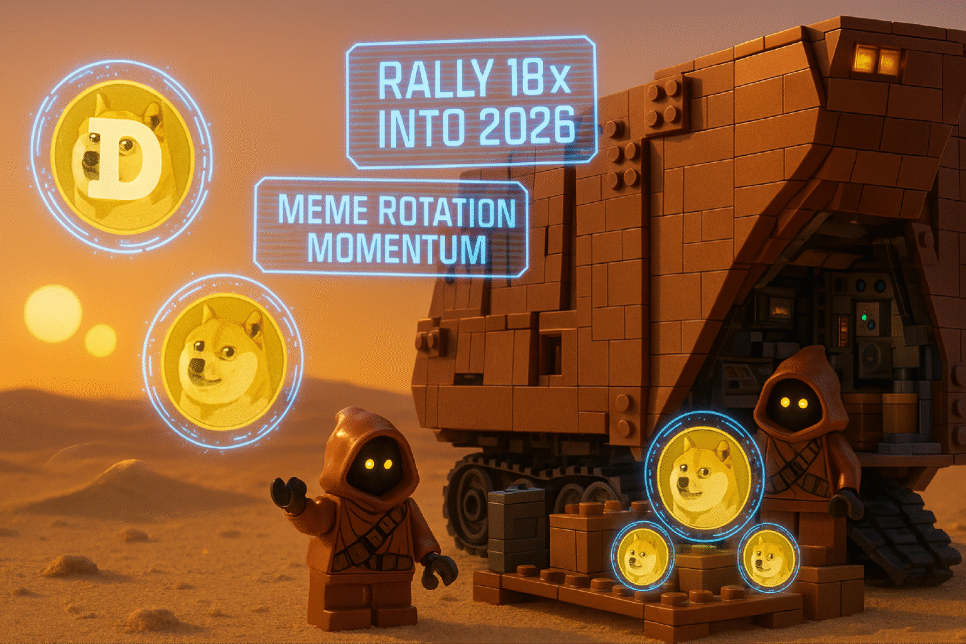 Dogecoin，价格预测，模因旋转：骑马和实用程序的波浪