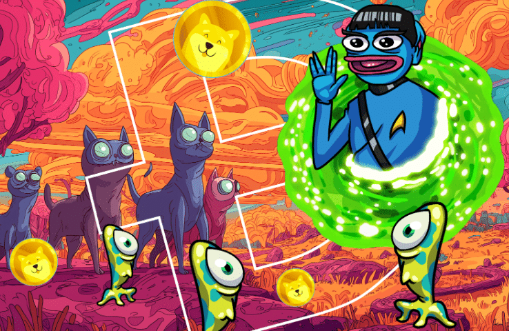 Dogecoin，Shiba Inu和Meme Coins：谁将在2025年成为国王？