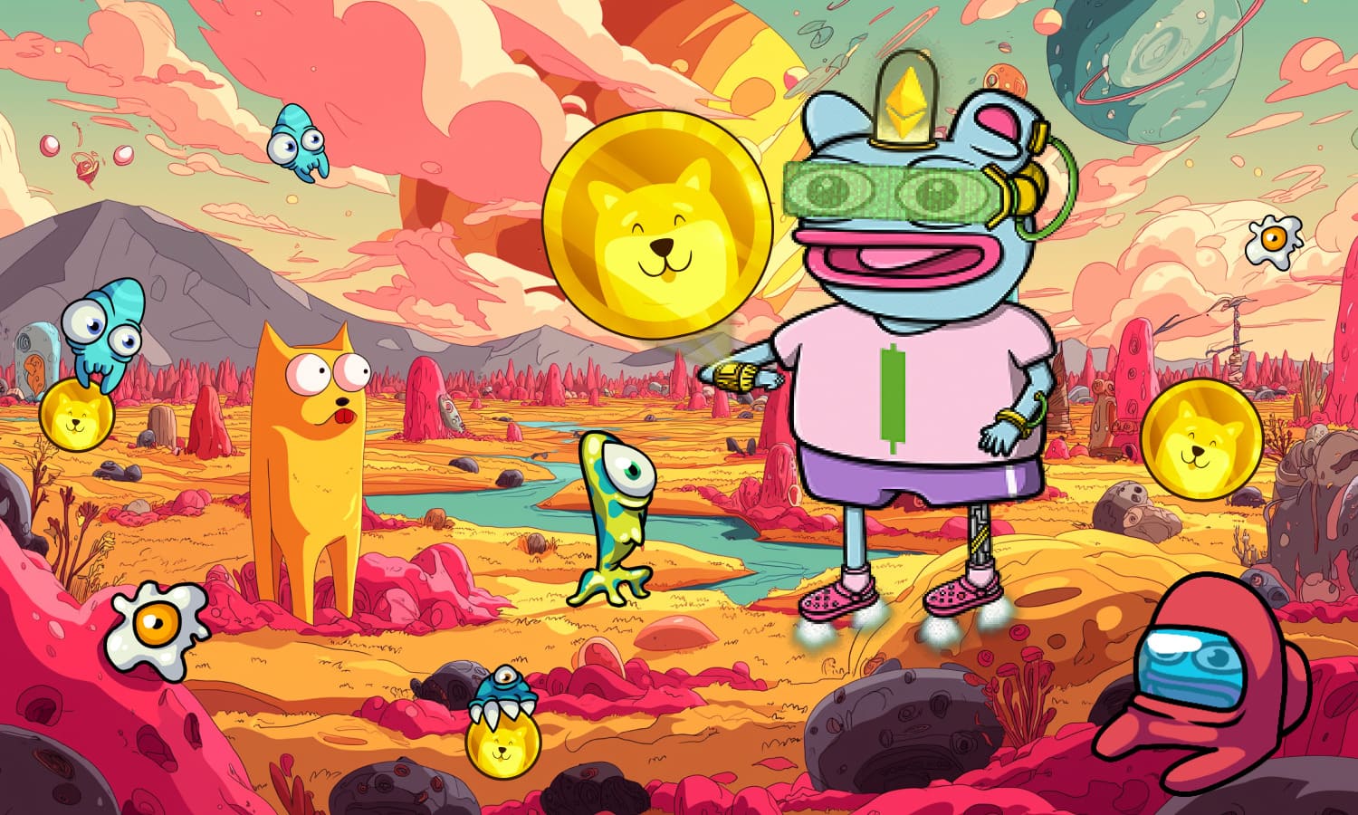 Dogecoin，Shiba Inu和Meme Coin Revolution：谁将统治最高？