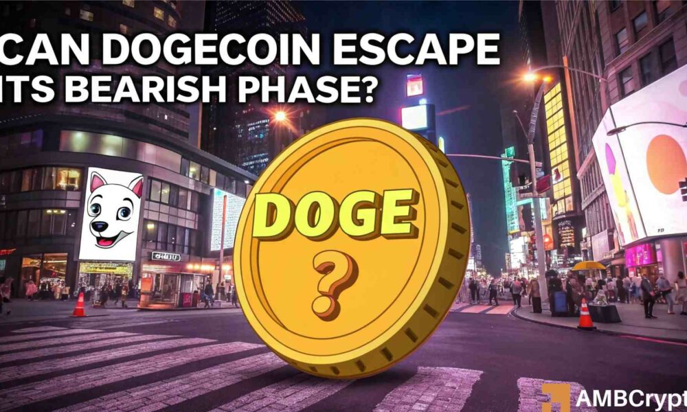 瀬戸際のdogecoin：弱気パターンは潜在的なdogeダンプを指します