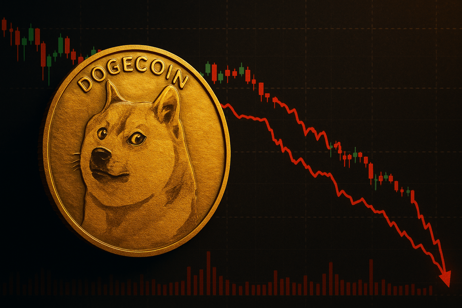Dogecoinは危険ゾーンに入ります