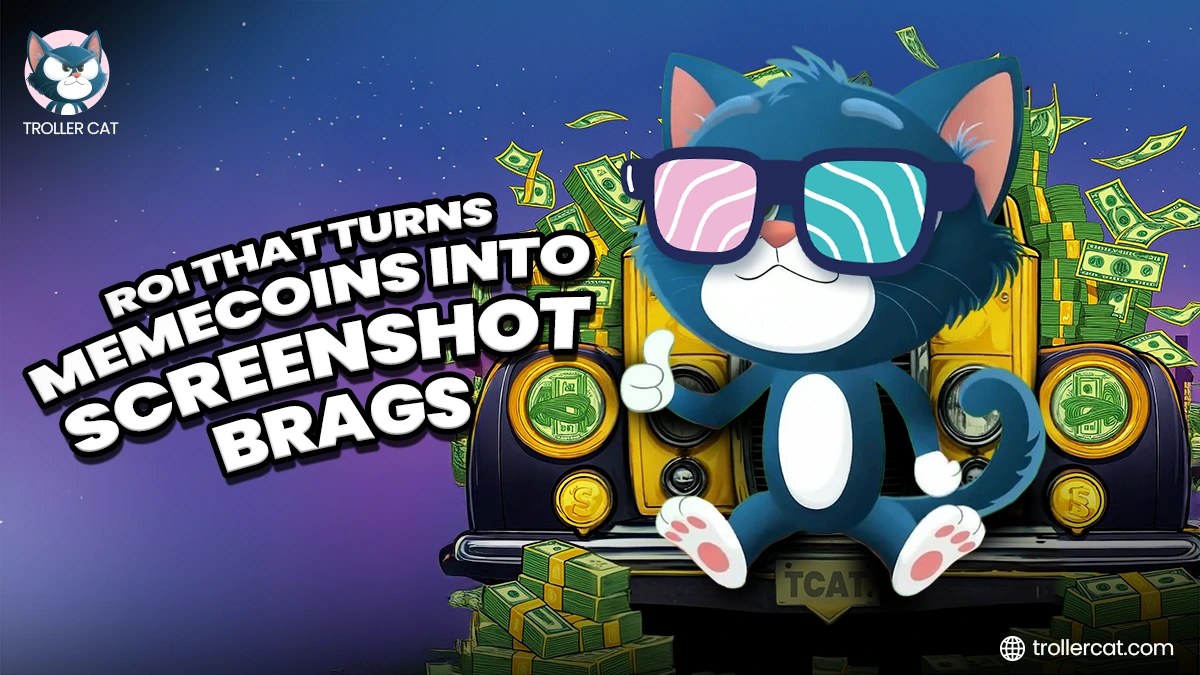 トロラー猫（$ TCAT）1匹の猫のアイオット以前の市場支配が約束されているため、トロラー猫（$ TCAT）が激怒しています