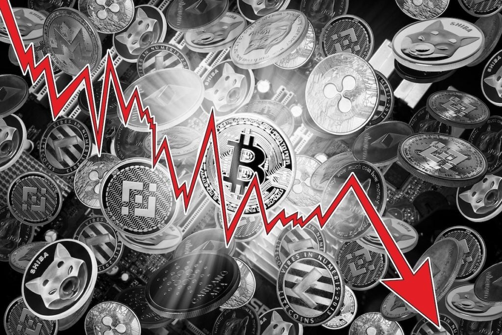 より広範な暗号通貨市場は、制度上の利益の増加によって促進された急増に続いて継続的な利益を得ている中で、わずかに減少しています。