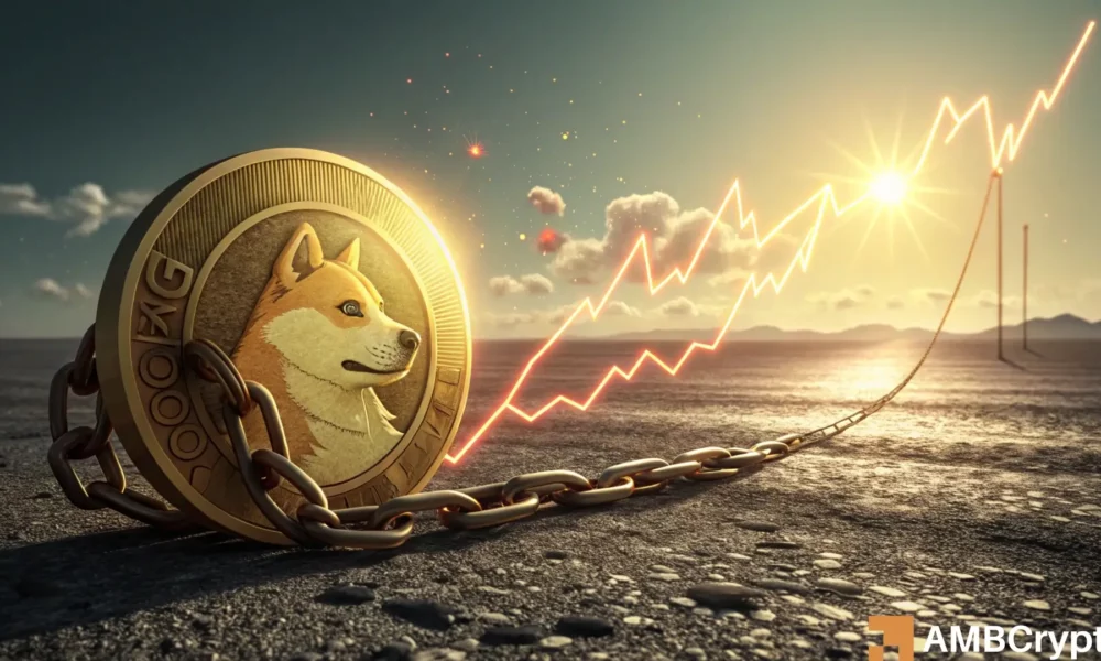 Dogecoin（Doge）は、クジラが600mのコインを蓄積すると46％の価格の急増を見ています