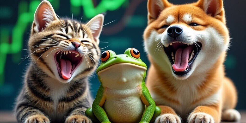 Doge（Doge）は木曜日に涙を流し、Meme-Coinの時価総額の急増をリードしています