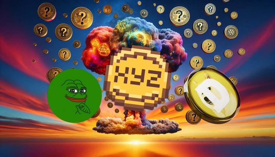 Unterbewertete $ xyz meme moin montiert sich auf die listing in einem dünen cex auflistet