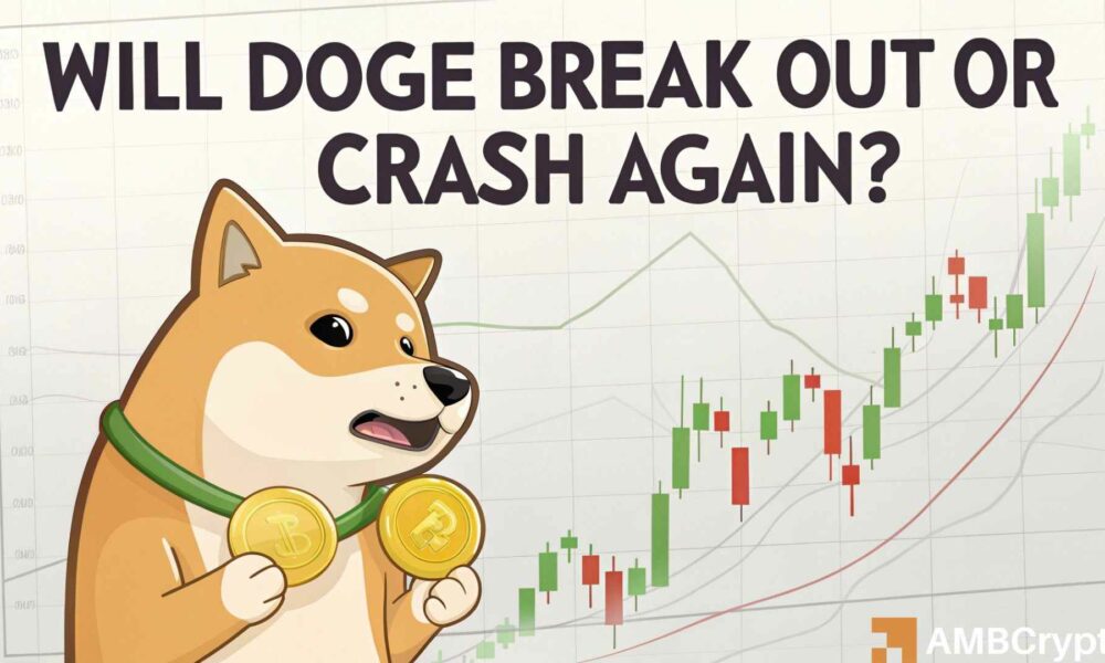 經過90天的下降趨勢，Dogecoin [Doge]似乎正在打破其下降趨勢線
