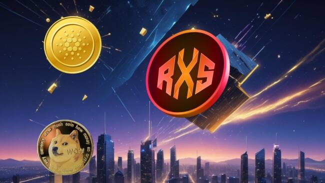 Rexas Finance (RXS) Dogecoin (Doge) 및 Cardano (ADA)가 사전 판매의 끝에 접근하면