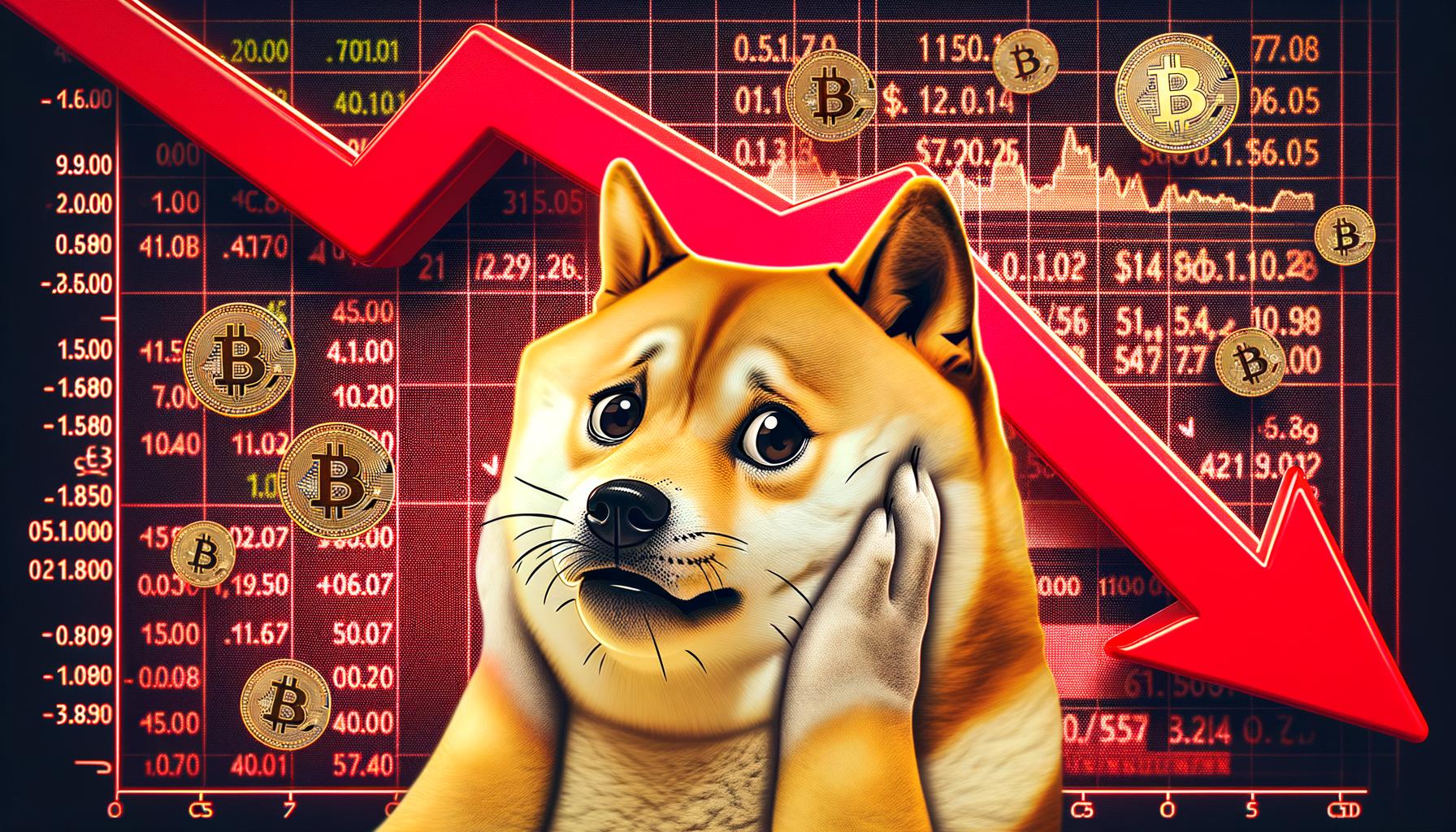 Dogecoin價格再次下跌