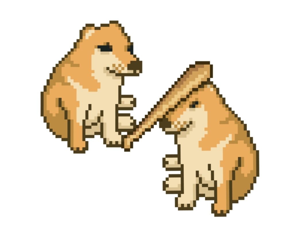 在更广泛的加密货币市场集会中，模因硬币激增