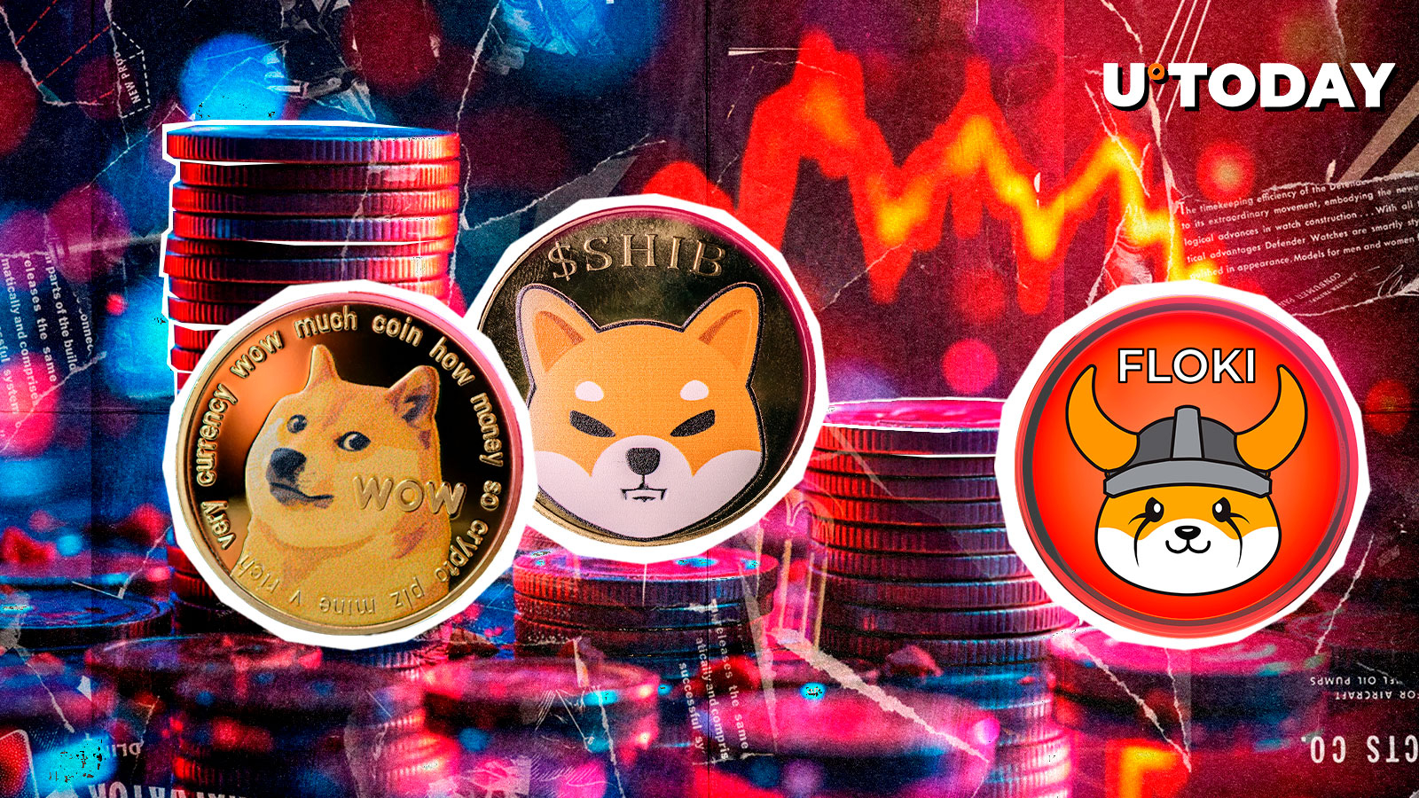 Dogecoin（Doge）和Shiba Inu（Shib）是市值的兩個最大的Meme加密貨幣（狗幣），均在今天最糟糕的表演者名單中。