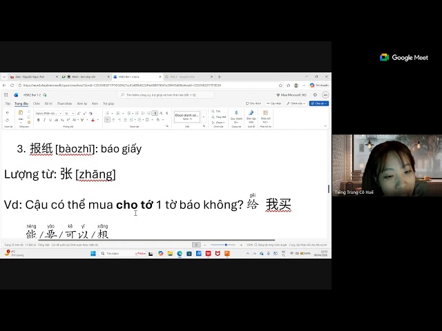 Tiếng Trung Cô Huế