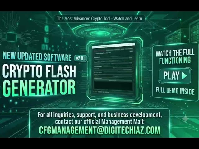 Crypto Flash Generator