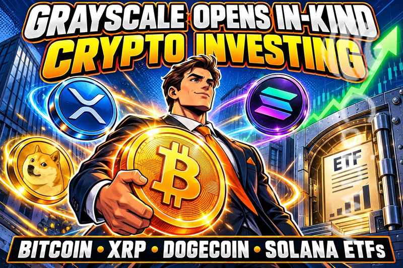 Grayscale 開創了比特幣、XRP、Dogecoin 和 Solana ETF 的實體加密貨幣投資：數位資產基金的新時代